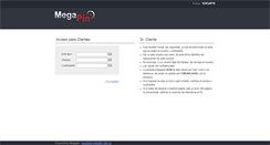 Desktop Screenshot of aplicacion.megapin.com.ar