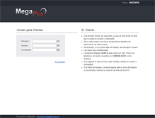 Tablet Screenshot of aplicacion.megapin.com.ar